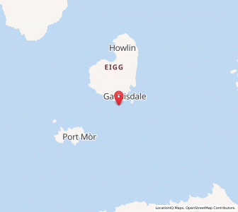 Map of Galmisdale, ScotlandScotland