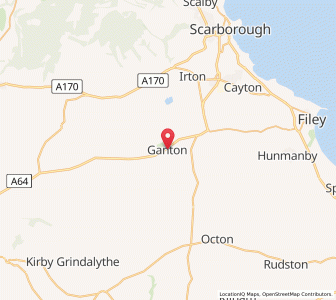 Map of Ganton, EnglandEngland