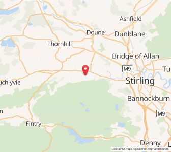 Map of Gargunnock, ScotlandScotland