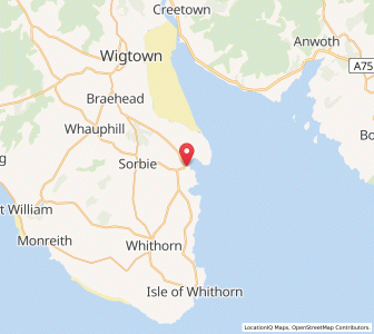 Map of Garlieston, ScotlandScotland