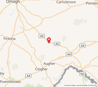 Map of Garvaghy, Northern IrelandNorthern Ireland