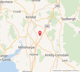 Map of Gatebeck, EnglandEngland
