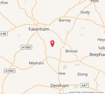 Map of Gateley, EnglandEngland