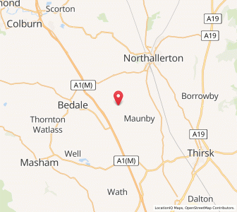 Map of Gatenby, EnglandEngland