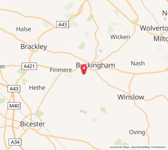 Map of Gawcott, EnglandEngland