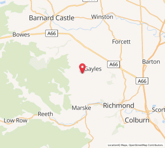 Map of Gayles, EnglandEngland