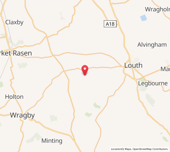 Map of Gayton le Wold, EnglandEngland