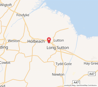 Map of Gedney, EnglandEngland