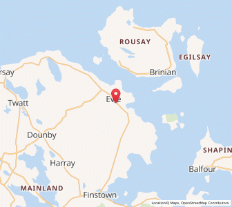 Map of Georth, ScotlandScotland