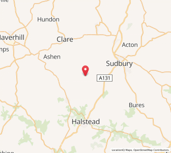 Map of Gestingthorpe, EnglandEngland