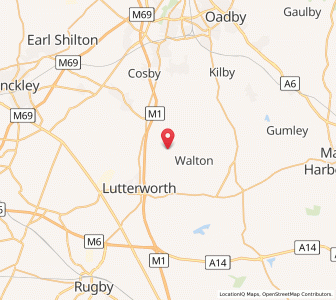 Map of Gilmorton, EnglandEngland