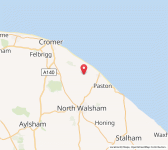 Map of Gimingham, EnglandEngland