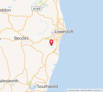 Map of Gisleham, EnglandEngland