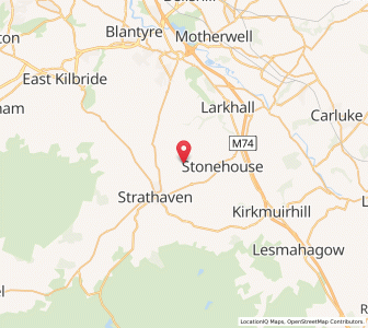 Map of Glassford, ScotlandScotland