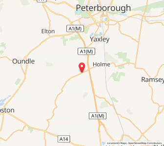 Map of Glatton, EnglandEngland