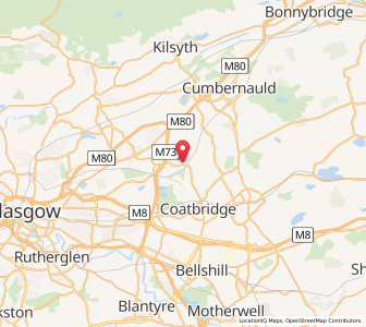 Map of Glenboig, ScotlandScotland