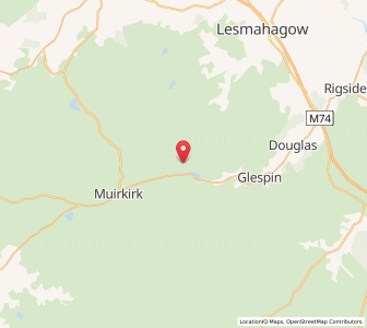 Map of Glenbuck, ScotlandScotland