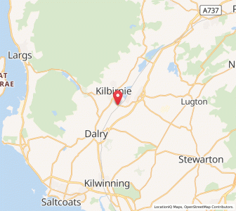 Map of Glengarnock, ScotlandScotland