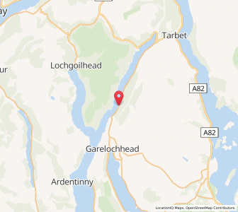 Map of Glenmallan, ScotlandScotland