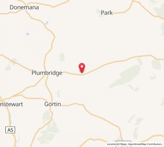 Map of Glenroan, Northern IrelandNorthern Ireland