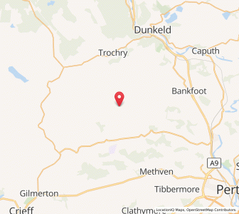 Map of Glenshee, ScotlandScotland