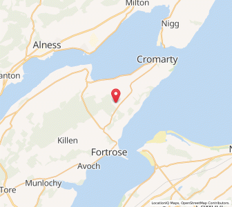 Map of Glenurguhart, ScotlandScotland