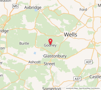 Map of Godney, EnglandEngland