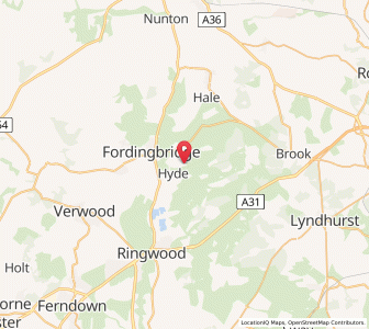 Map of Godshill, EnglandEngland