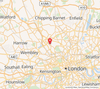 Map of Golders Green, EnglandEngland