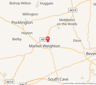 Map of Goodmanham, EnglandEngland