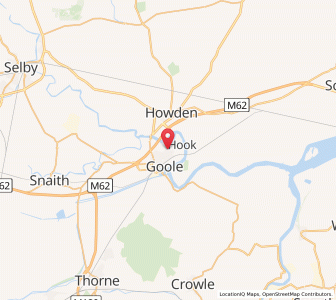 Map of Goole, EnglandEngland