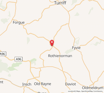 Map of Gordonstown, ScotlandScotland