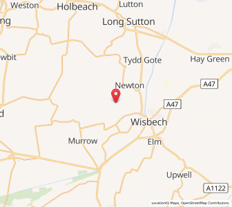 Map of Gorfield, EnglandEngland