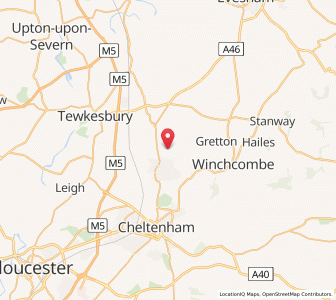 Map of Gotherington, EnglandEngland
