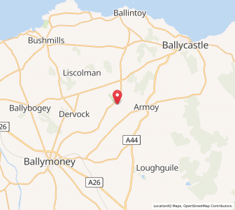 Map of Gracehill, Northern IrelandNorthern Ireland