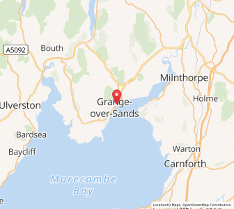 Map of Grange-over-Sands, EnglandEngland