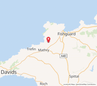 Map of Granston, WalesWales