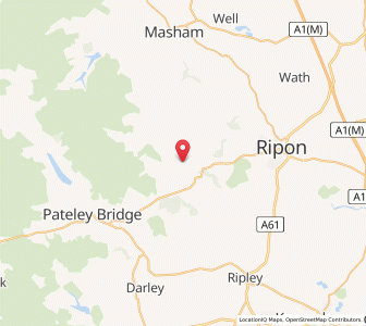 Map of Grantley, EnglandEngland