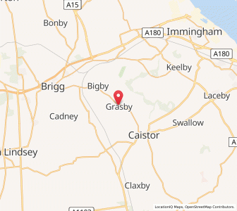 Map of Grasby, EnglandEngland