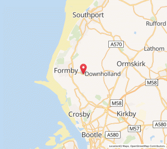 Map of Great Altcar, EnglandEngland