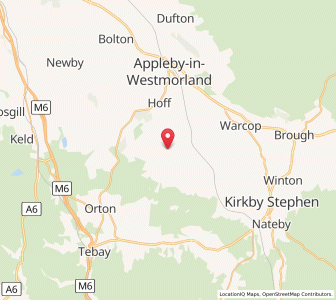 Map of Great Asby, EnglandEngland