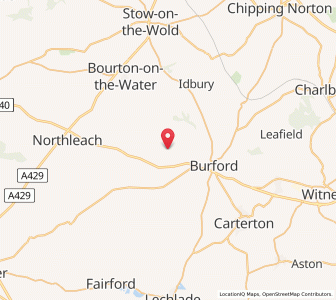 Map of Great Barrington, EnglandEngland