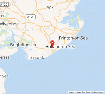 Map of Great Clacton, EnglandEngland