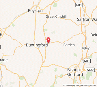 Map of Great Hormead, EnglandEngland