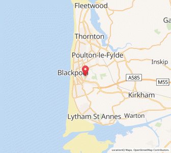 Map of Great Marton, EnglandEngland