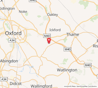 Map of Great Milton, EnglandEngland