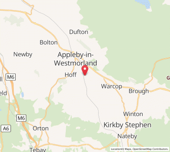 Map of Great Ormside, EnglandEngland