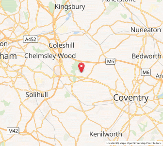 Map of Great Packington, EnglandEngland