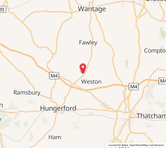 Map of Great Shefford, EnglandEngland