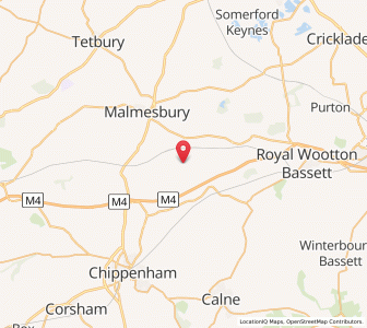 Map of Great Somerford, EnglandEngland